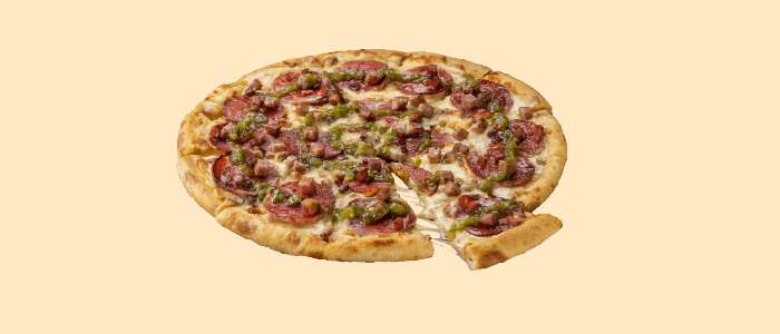 Spicy Beef Pizza  9" 