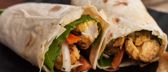 Chicken Pakora Wrap 